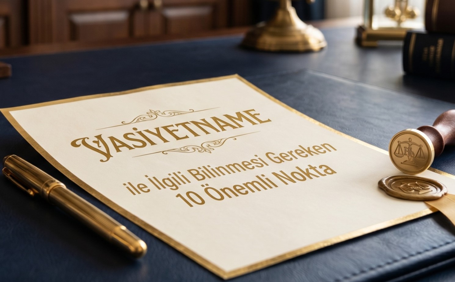                                                                                     VASİYETNAME HAKKINDA BİLİNMESİ GEREKEN ÖNEMLİ HUSUSLAR